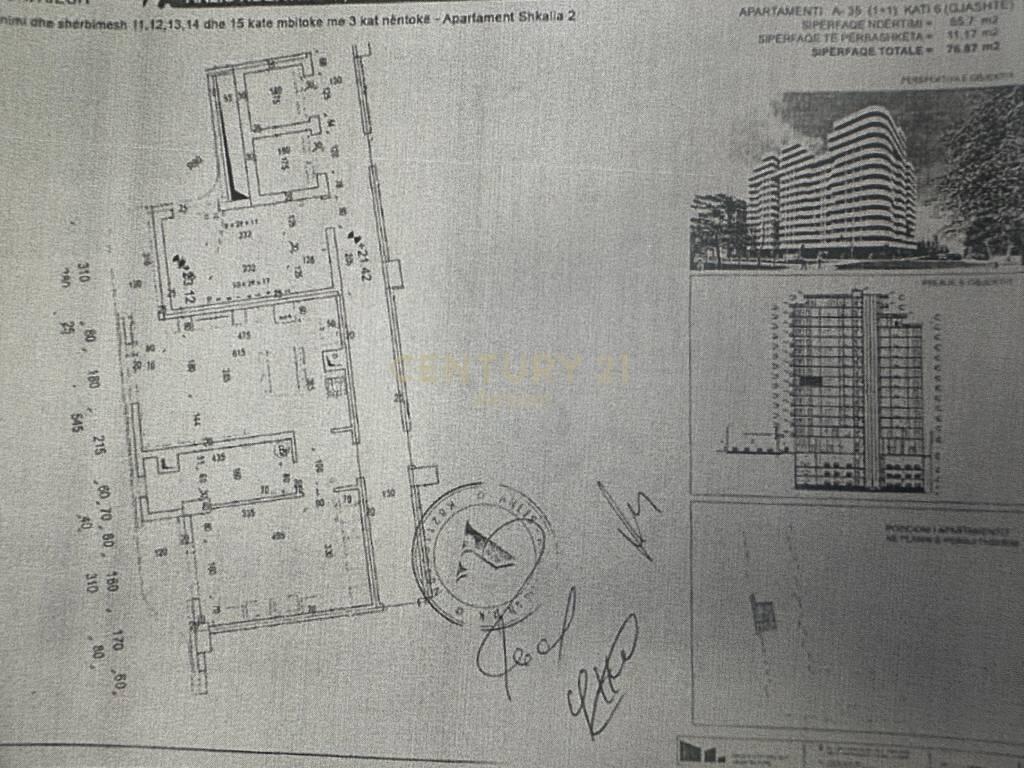 For sale Apartment 1+1 at Corner Residence, Gjergj Fishta Boulevard
