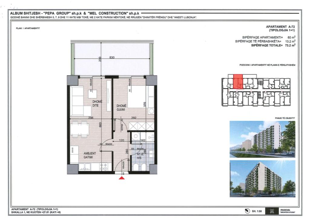 For sale Apartment 1+1+Balcony Former Aviation Field