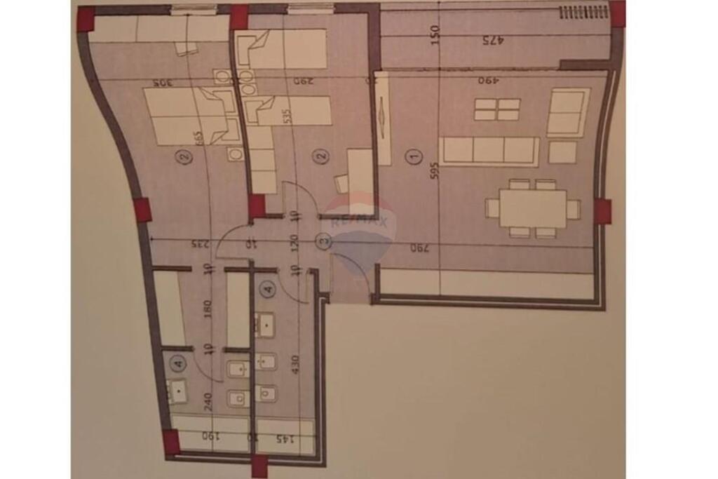 APARTAMENT 2+1+2 PER SHITJE TEK ALI DEMI!