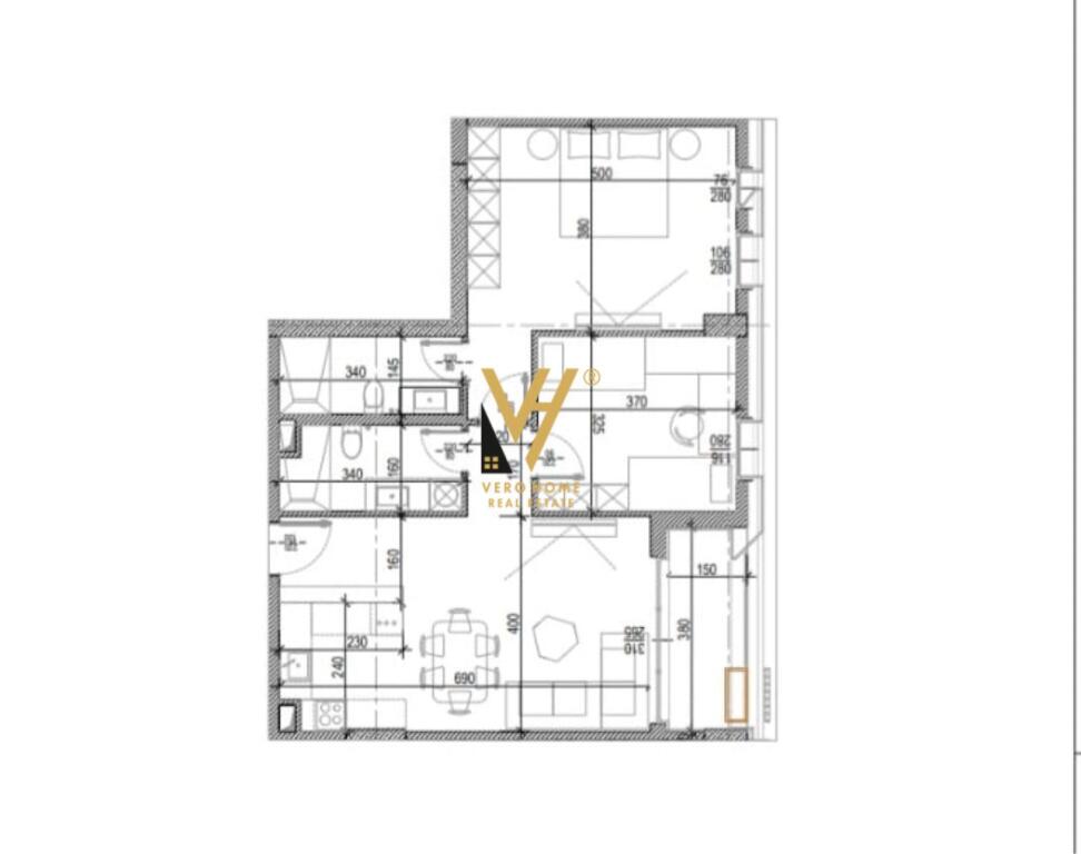 SHITET APARTAMENT 2+1+BLK TE 21 DHJETORI