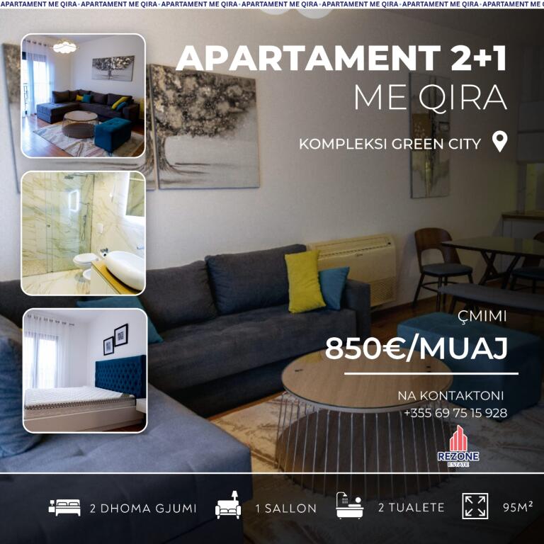 Appartamento 2+1 in affitto in Green City Residence