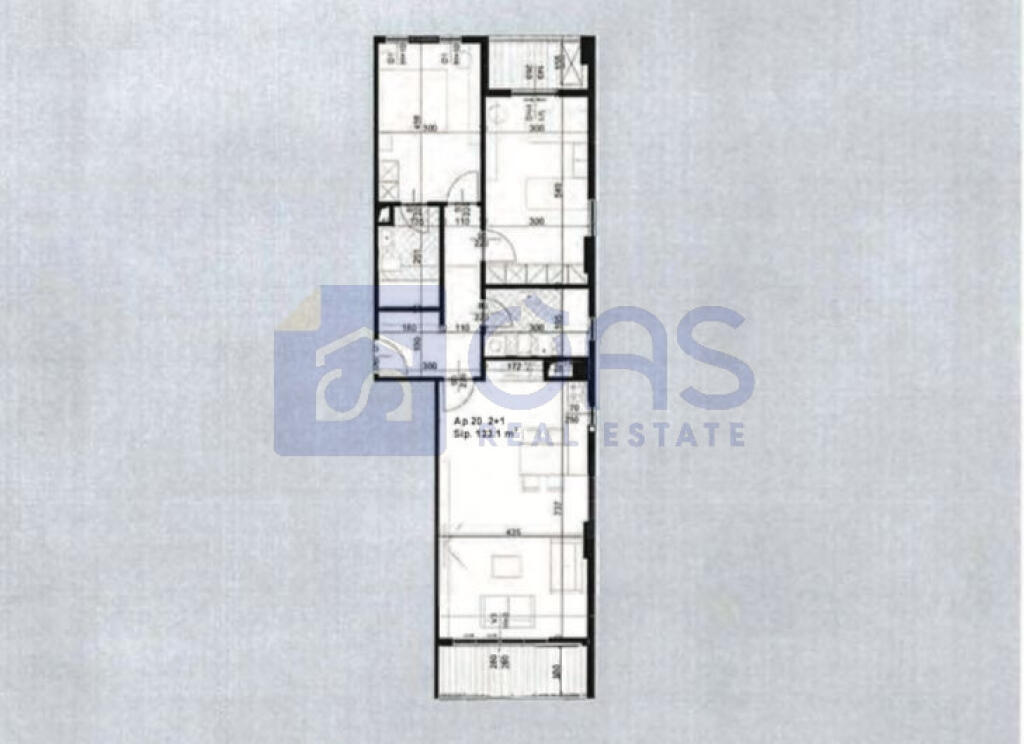 Shitet apartament 2+1+2 tek Ish Dogana