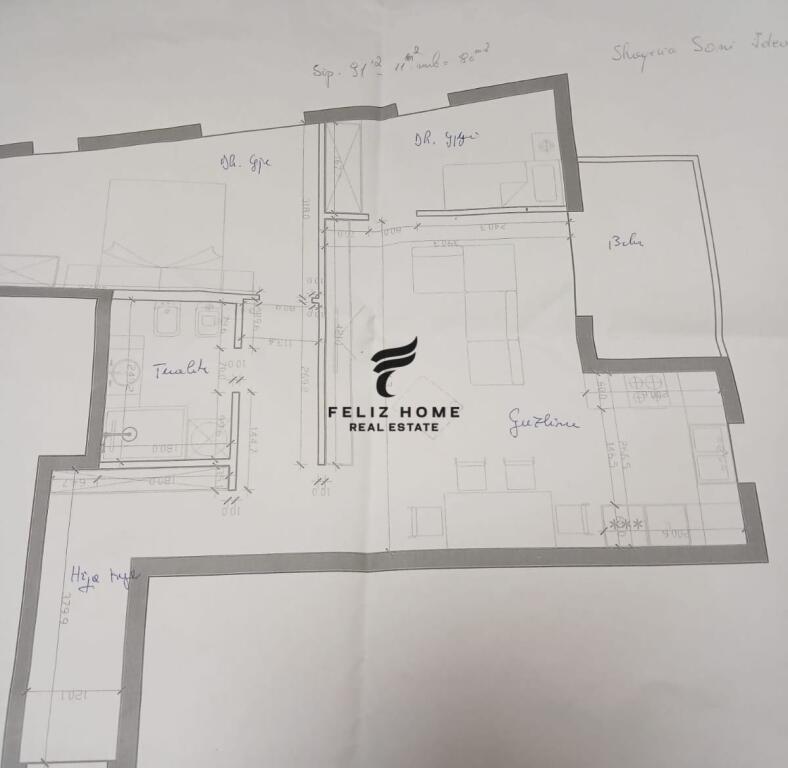 SHITET APARTAMENT 2+1 RRUGA E DIBRES