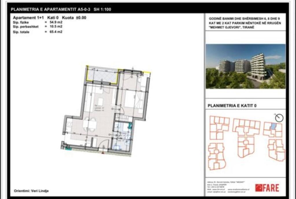 For sale Apartment 1+1 Aluna Residence