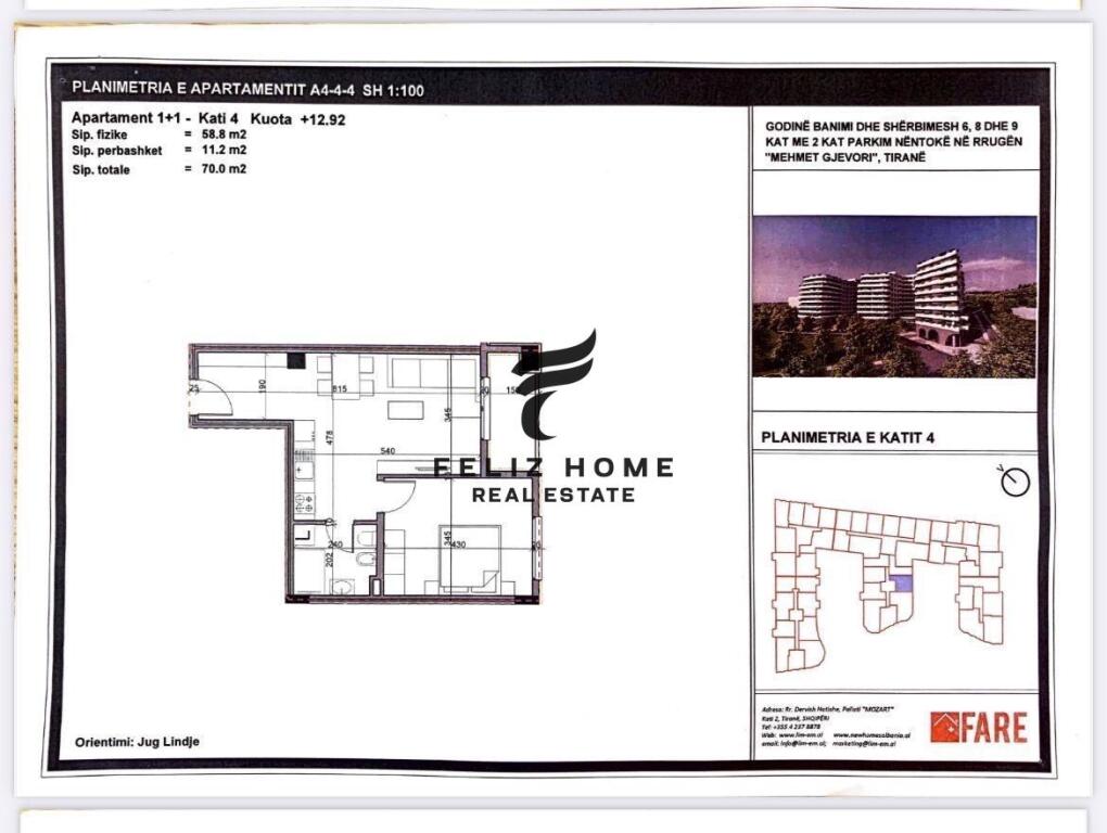 FOR SALE APARTMENT 1+1 PASKUQAN