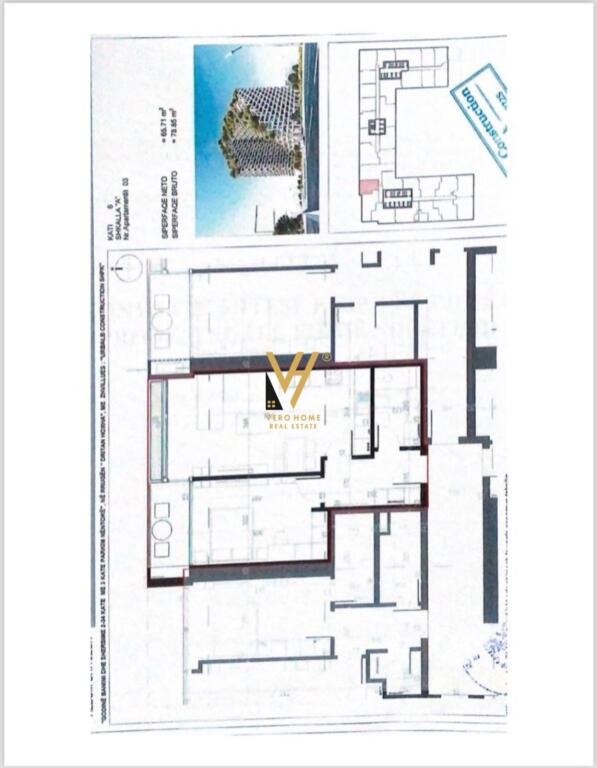 SHITET APARTAMENT 1+1+BLK TE LION PARK 2, ZOGU I ZI