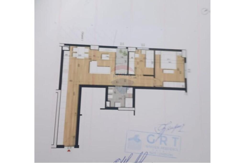 Apartament 2 + 1 tek Kompleksi Turdiu