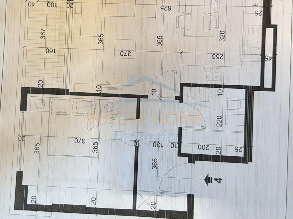 For sale, Apartment 1+1, City Residence, Tirana.
