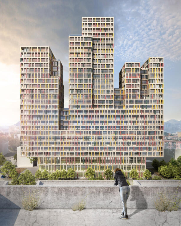 Tirane, Manhattan Residence (OKAZION) shitet apartament 1+1 Kati 10, 78.9 m² (kryqezimi i Don Boskos prane Zogut te Zi)