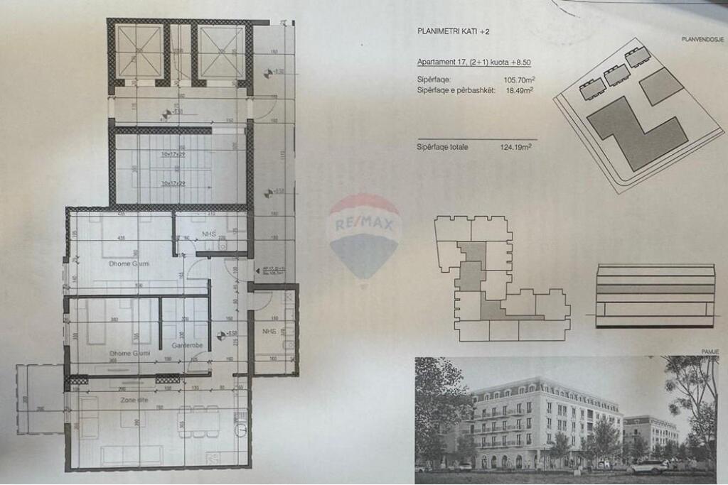 APARTAMENT 2+1+2 PER SHITJE TE PORTA TIRANA E RE