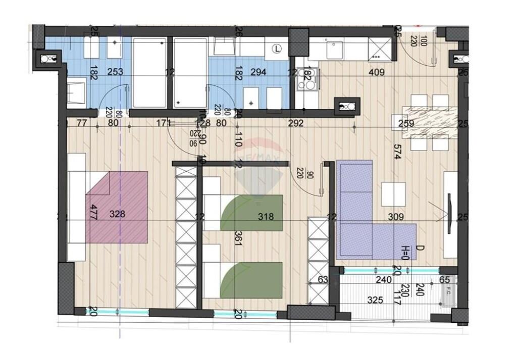 Apartament 2+1+2 per shitje tek Medreseja!