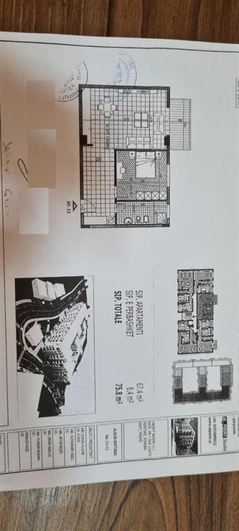 In vendita appartamento 1+1 a Fresk, via Ramazan Gazheri, edifici di Tom Doshit