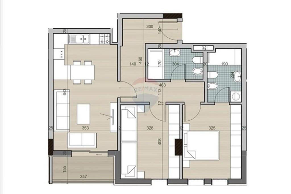 SHESIM APARTAMENT 2+1+2 UNIVERS CITY!