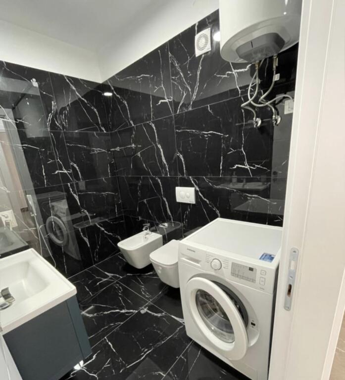 An apartment 2+1 is offered at Tirana Golden Park.