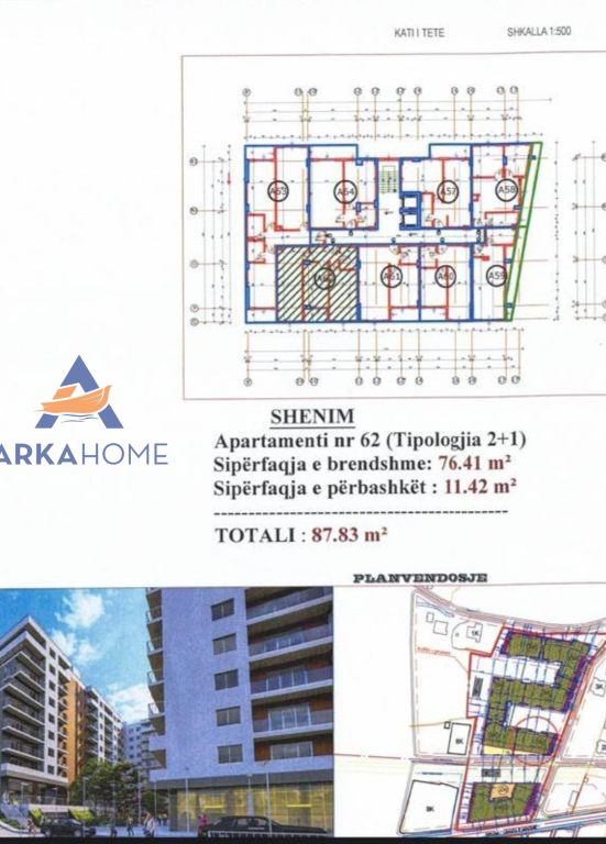FOR SALE APARTMENT 2+1+BALCONY IN "PASKUQAN".