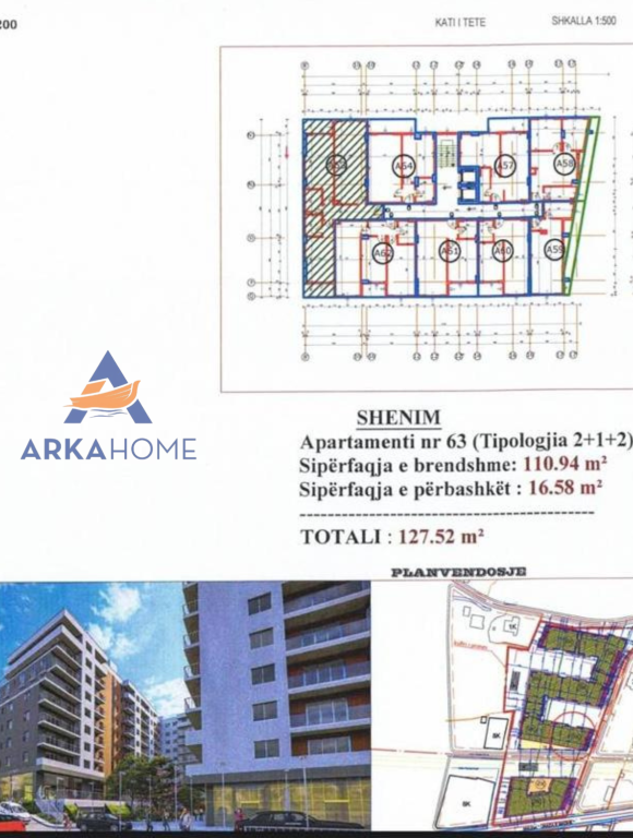 FOR SALE APARTMENT 2+1+BALCONY IN "PASKUQAN".