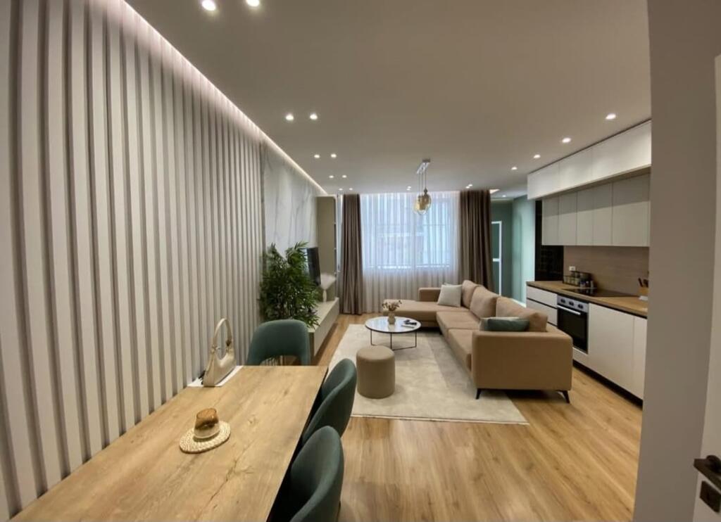 Near Residence Kodra e Diellit, we sell a 2+1+2 apartment with two bathrooms.