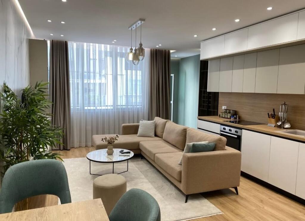Near Residence Kodra e Diellit, we sell a 2+1+2 apartment with two bathrooms.
