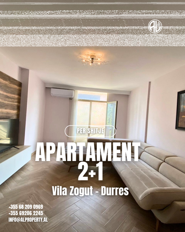 Apartament 2+1 prane Vila e Zogut - Durres