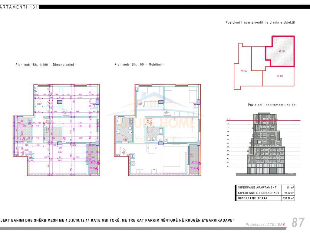In vendita Penthouse, 3+1+2, Via Barrikadave