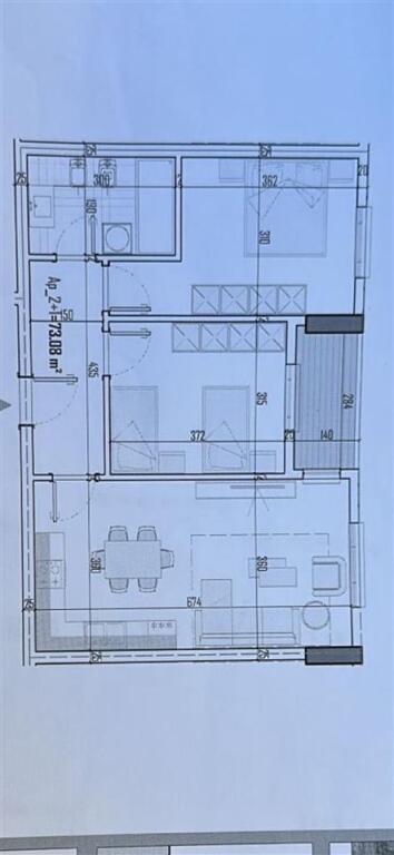 SHITET APARTAMENT 2+1 PASKUQAN