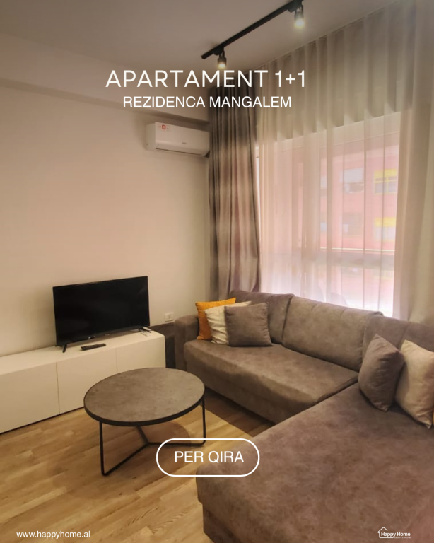 Apartament 1+1 me qira te Rezidenca Mangalem!
