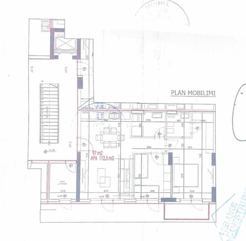 Shitet Apartament 2+1+2 Rr. Elbasanit