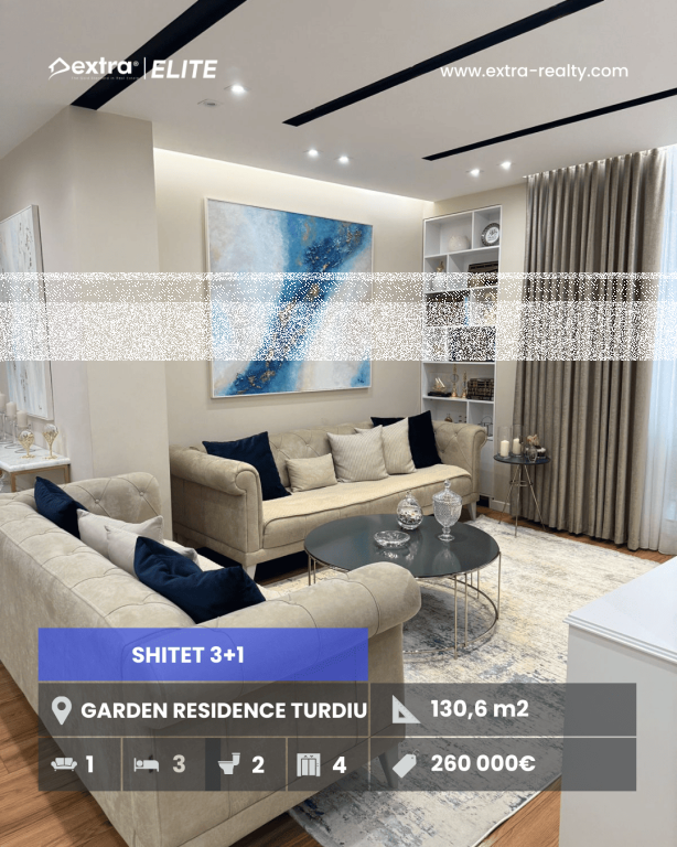 VENDESI 3+1 GARDEN RESIDENCE TURDIU