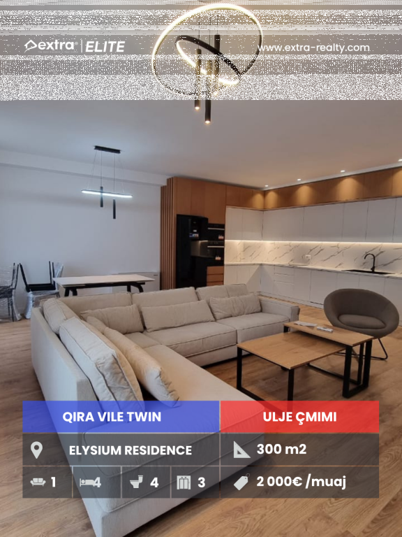 FOR RENT TWIN VILLA ELYSIUM RESIDENCE