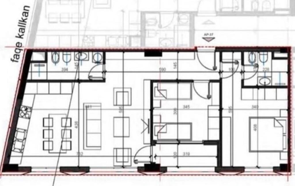 SHES APARTAMENT 2+1 BULEVARDI RI TIRANE