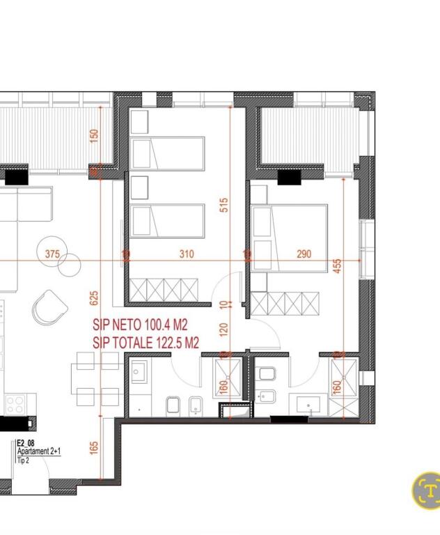 APARTAMENT 2+1 PER SHITJE TEK MORINA PALACE, DRIMADHE!