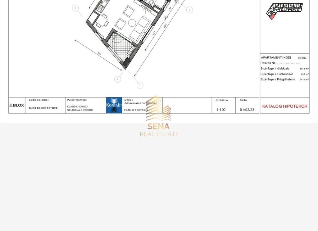 In vendita, Appartamento 1+1+Blk, Ali Demi- Residenza Kaimi, 103.000 Euro