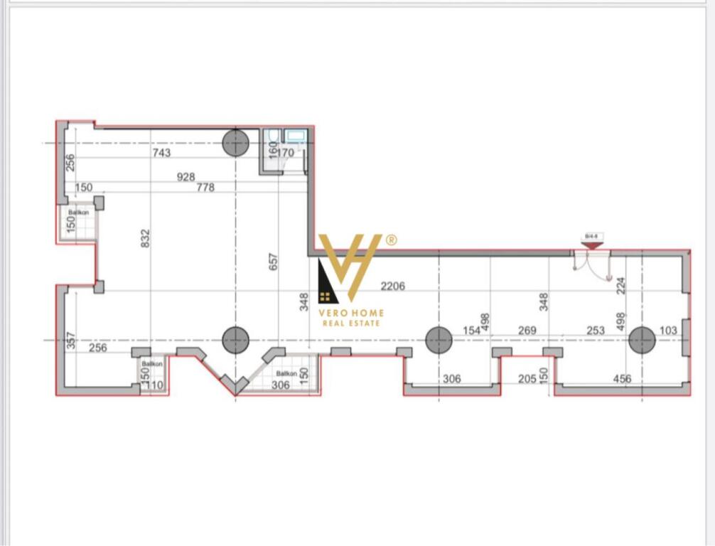 SHITET NJESI TREGTARE 214 M2 TE KOM HORA VERTIKALE, RR MUHAMET GJOLLESHA 644.000 EURO