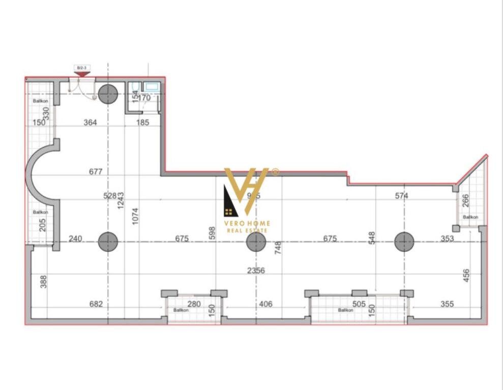 SHITET NJESI TREGTARE 290 M2 TE KOM HORA VERTIKALE, RR MUHAMET GJOLLESHA 1.016.000 EURO
