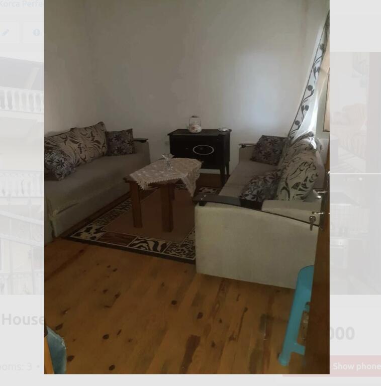 100m2 Private House for sale with 3 bedrooms, 1 bathroom, living room, kitchen, fully furnished and garage.