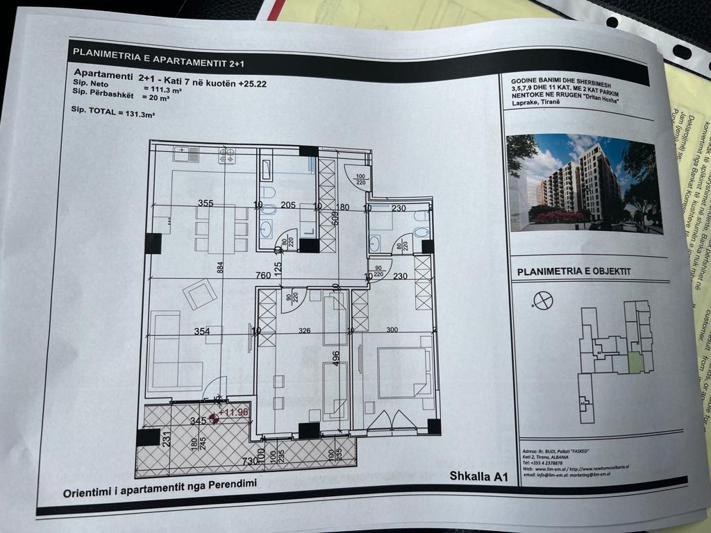 🏢 Shitet Apartament 2+1 në Kompleksin Aura