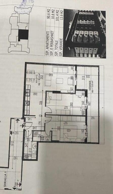 VENDESI SUPER APPARTAMENTO 2+1+2+VERANDA VICINO AL RISTORANTE FRESKUT 150.000 €