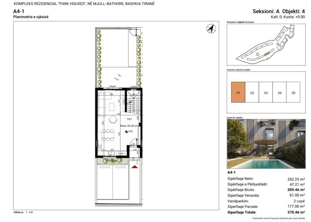 Villa 3+1 Mjull , Bathore