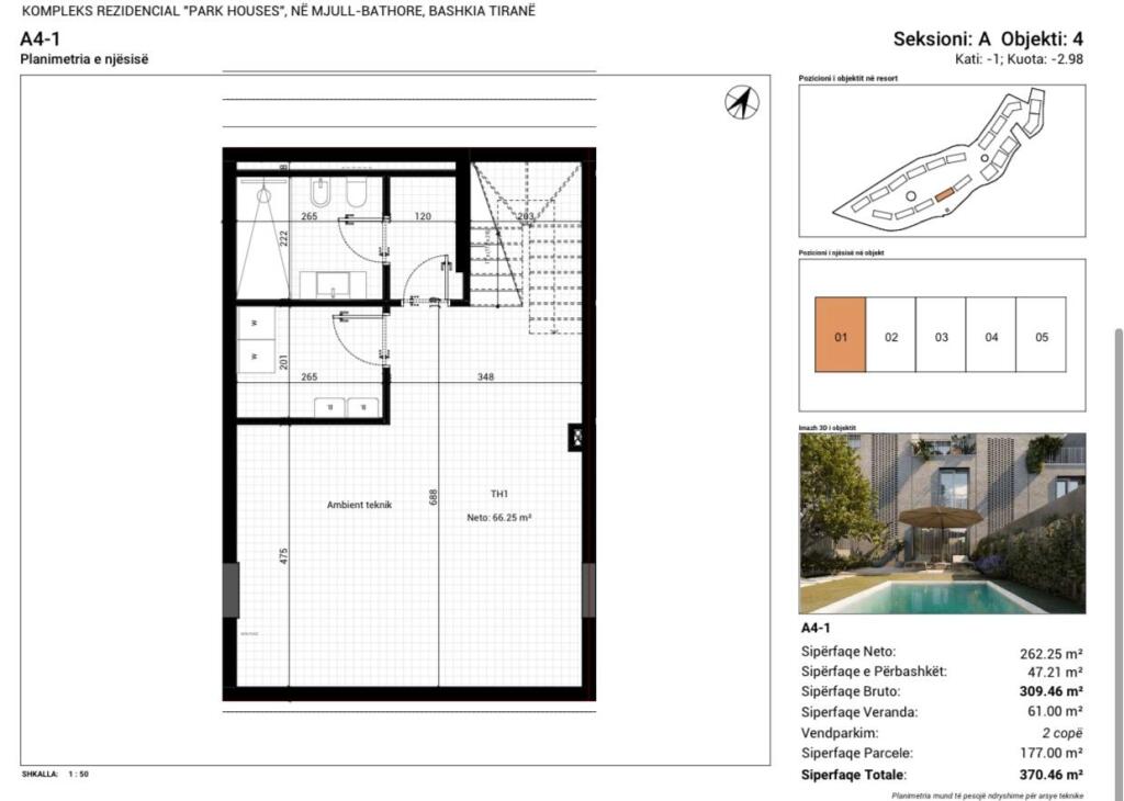 Villa 3+1 Mjull , Bathore