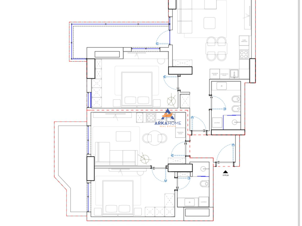 IN VENDITA APPARTAMENTO 3+1+BALCONE "RRUGA BULEVARDI GJERGJ FISHTA" 355.000 EURO.