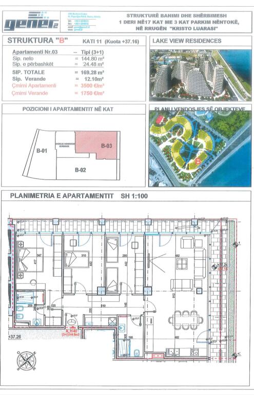 Modern 3+1+2 Apartment for Sale with Storage and Parking Spot | Lake View Residence, Tower B!