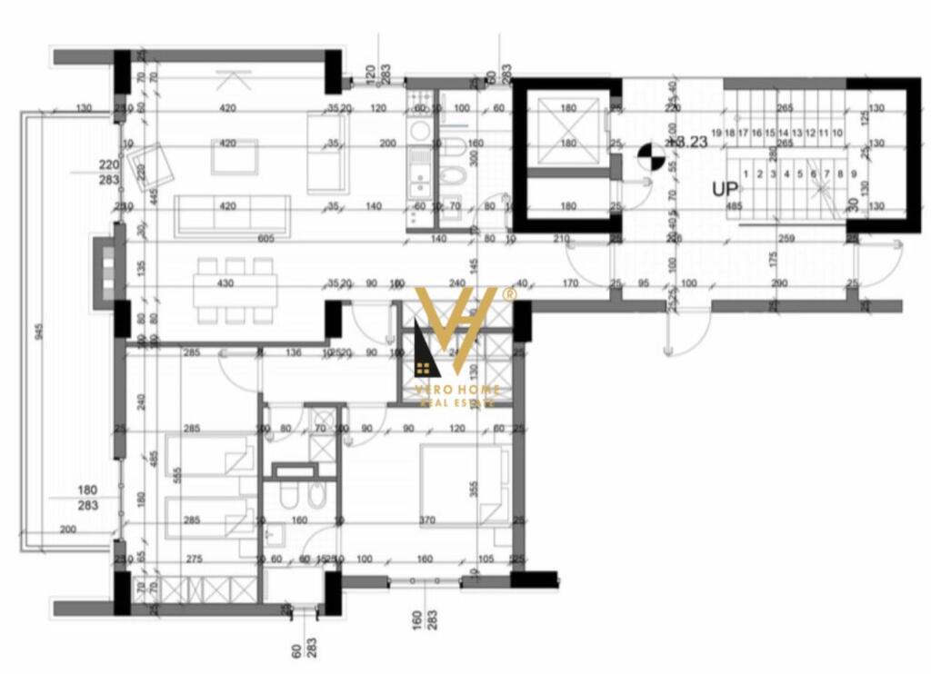 VENDESI APPARTAMENTO 2+1+2 A MJULL BATHORE, REZ TULIPAN 366.000 EURO