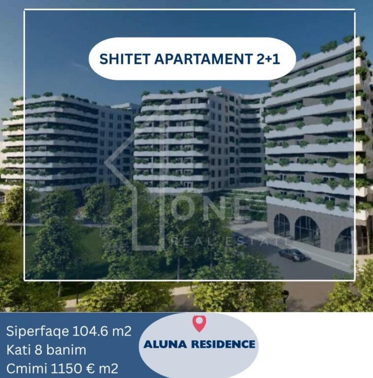 Shitet apartament 2+1