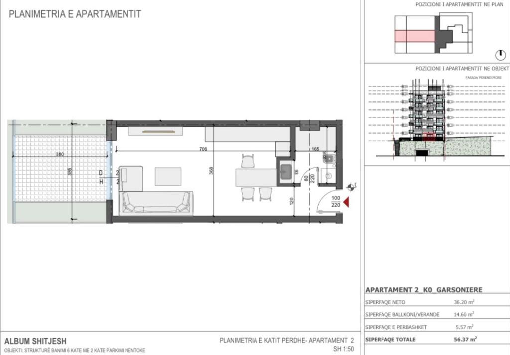 Studio apartments for Sale, Sarande
