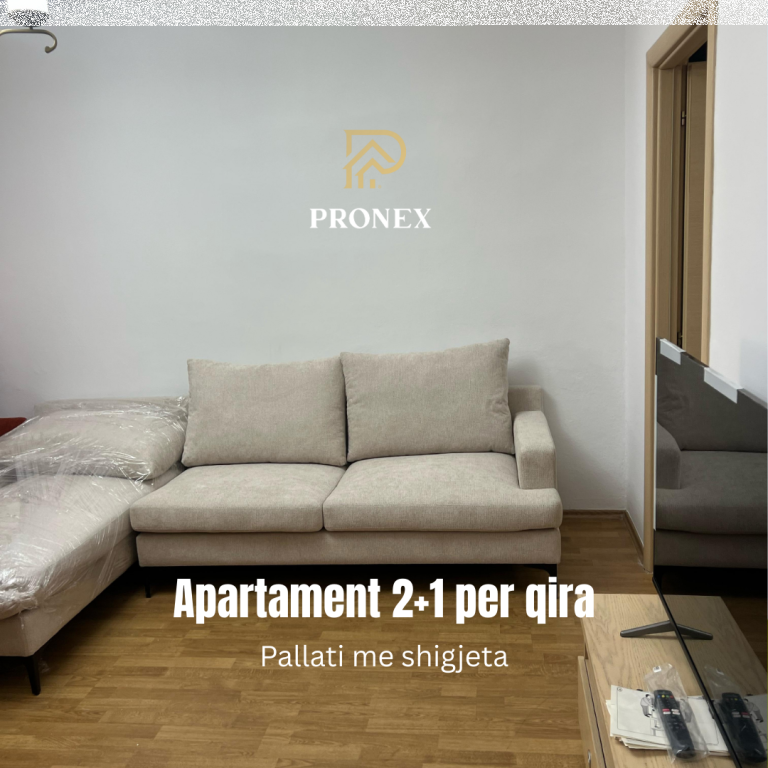 Appartamento in affitto 2+1 presso Pallati me shigjeta
