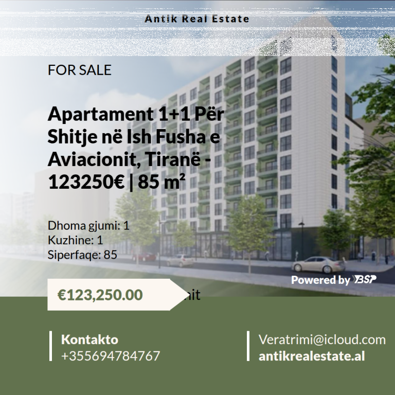 APARTMENT FOR SALE FORMER AVIATION FIELD