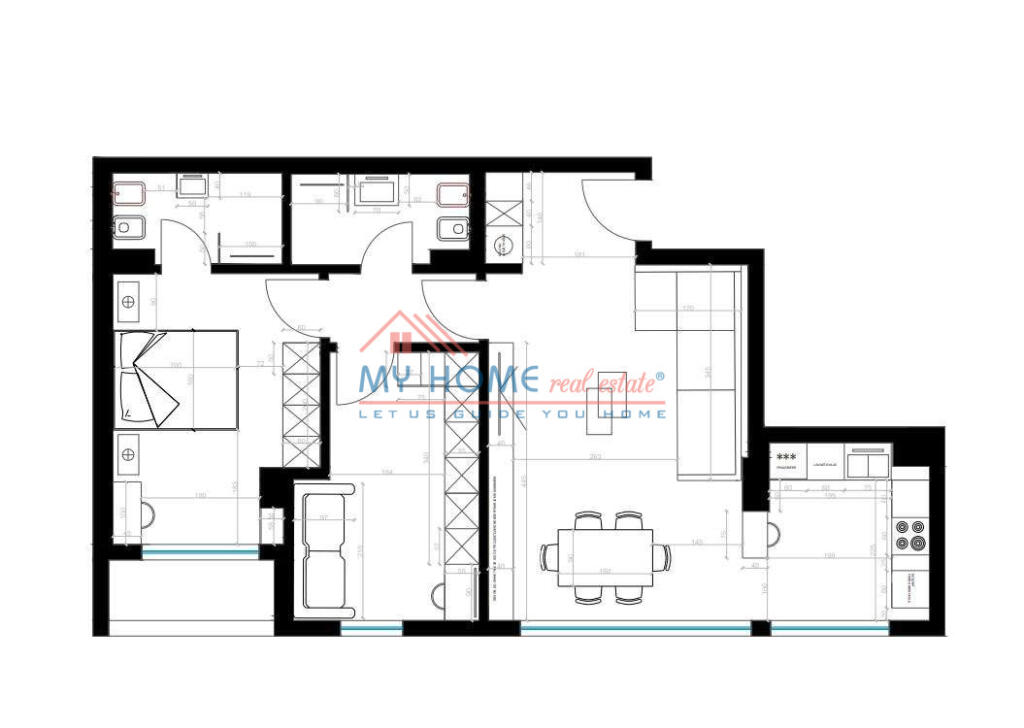 Apartment 2+1 + Parking Space for sale in Don Bosko at Parallel Living in Tirana