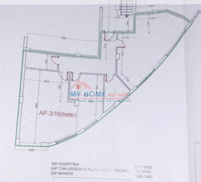 Apartment 2+1 for Sale in Fresk Tirana