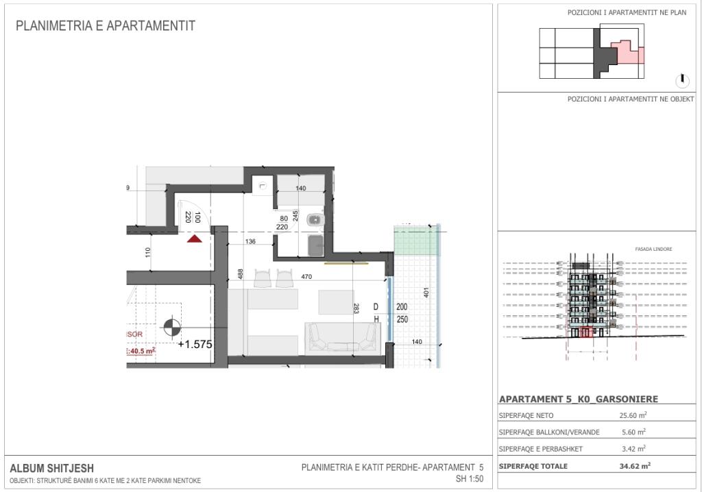 Studio Apartment for Sale, Saranda