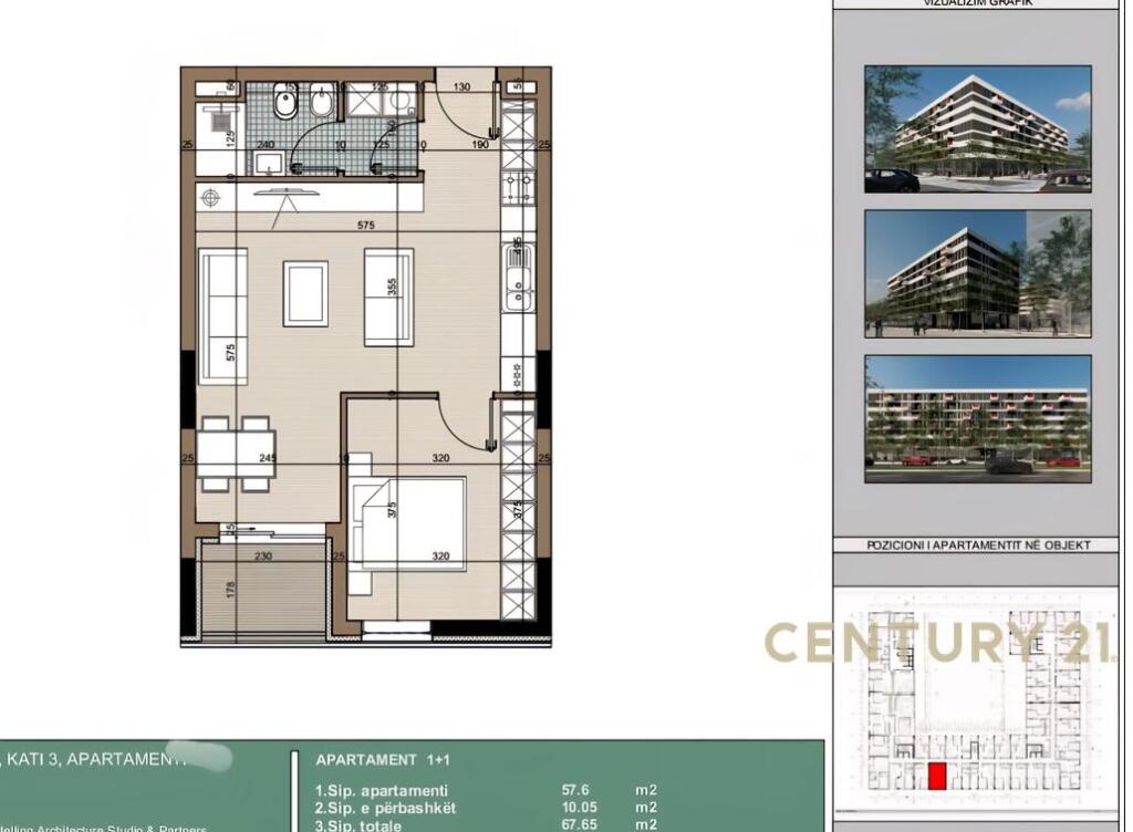 APARTMENT FOR SALE 1+1 KAMEZ,